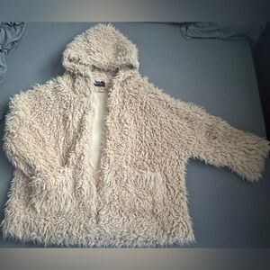 Nude Pink Faux Fur Jacket